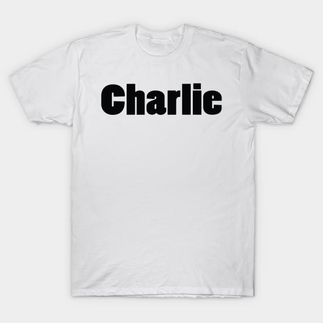 Charlie My Name Is Charlie T-Shirt by ProjectX23Red